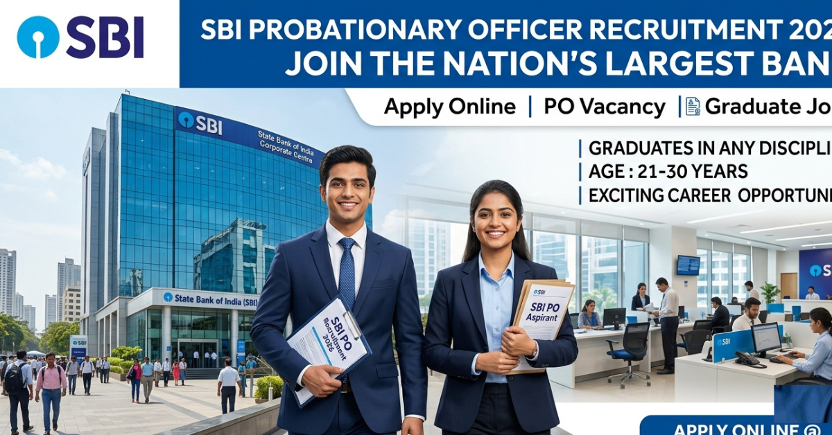 SBI Probationary Officer Recruitment 2026