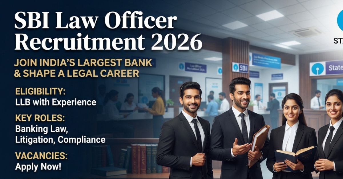 SBI Law Officer Recruitment 2026
