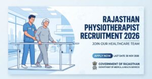 Rajasthan Physiotherapist Recruitment 2026