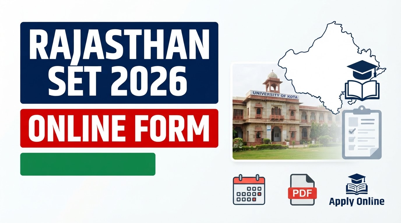 Rajasthan State Eligibility Test Online Form 2026