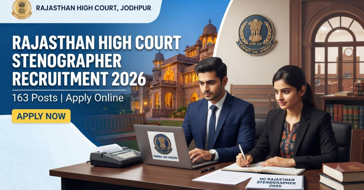 Rajasthan High Court Stenographer Recruitment 2026