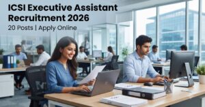 ICSI Executive Assistant Recruitment 2026