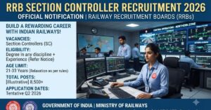 Railway RRB Section Controller Recruitment 2026