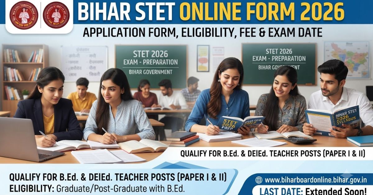 Bihar STET Online Form 2026